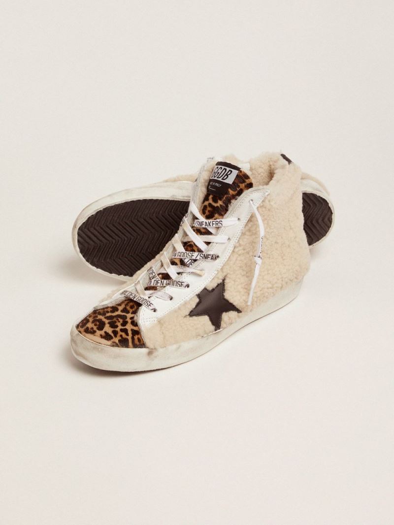 Golden goose on sale francy leopard